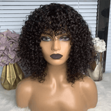 London Shaggy Curly Bang Glueless Wig - True Glow Naturals