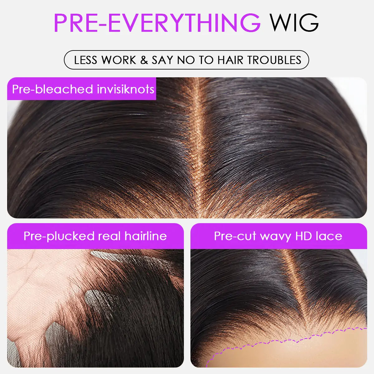 Nia Body Wave Copper Brown Glueless Wig
