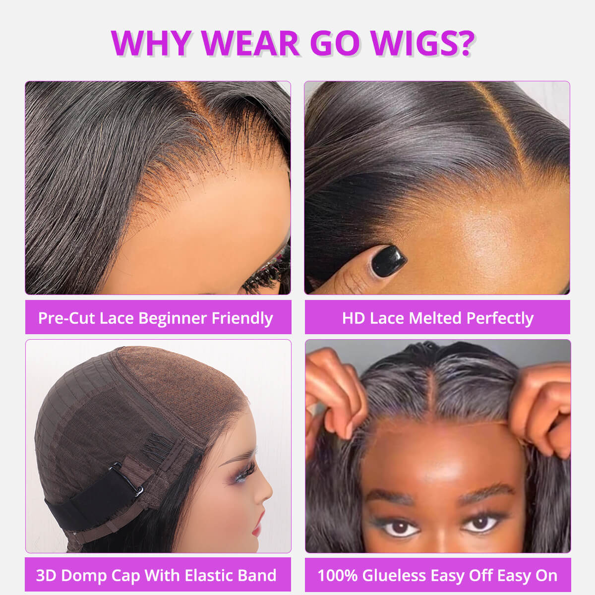 Narissa Ombre Bob Lace Closure Wig - True Glow Naturals