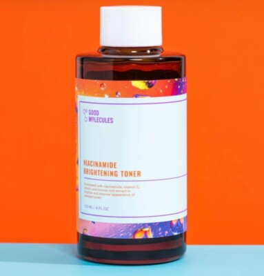 good molecules toner, niacinamide toner, brightening toner, face toner for glowing skin, pore refining toner, hydrating toner, even skin tone toner, korean skincare toner, daily facial toner, vitamin b3 toner, toner for acne prone skin, gentle face toner, skincare toner