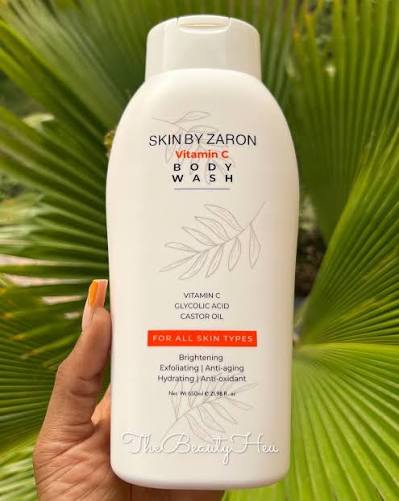 Skin by Zaron Vitamin C Brightening &amp; Moisturizing Body Wash 650ml - True Glow Naturals